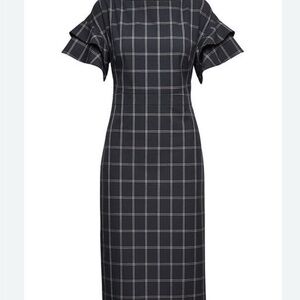 Banana Republic Window panel Tiered‎ Sleeve Dress 2P